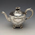 Antique British silver plate small teapot from around 1840